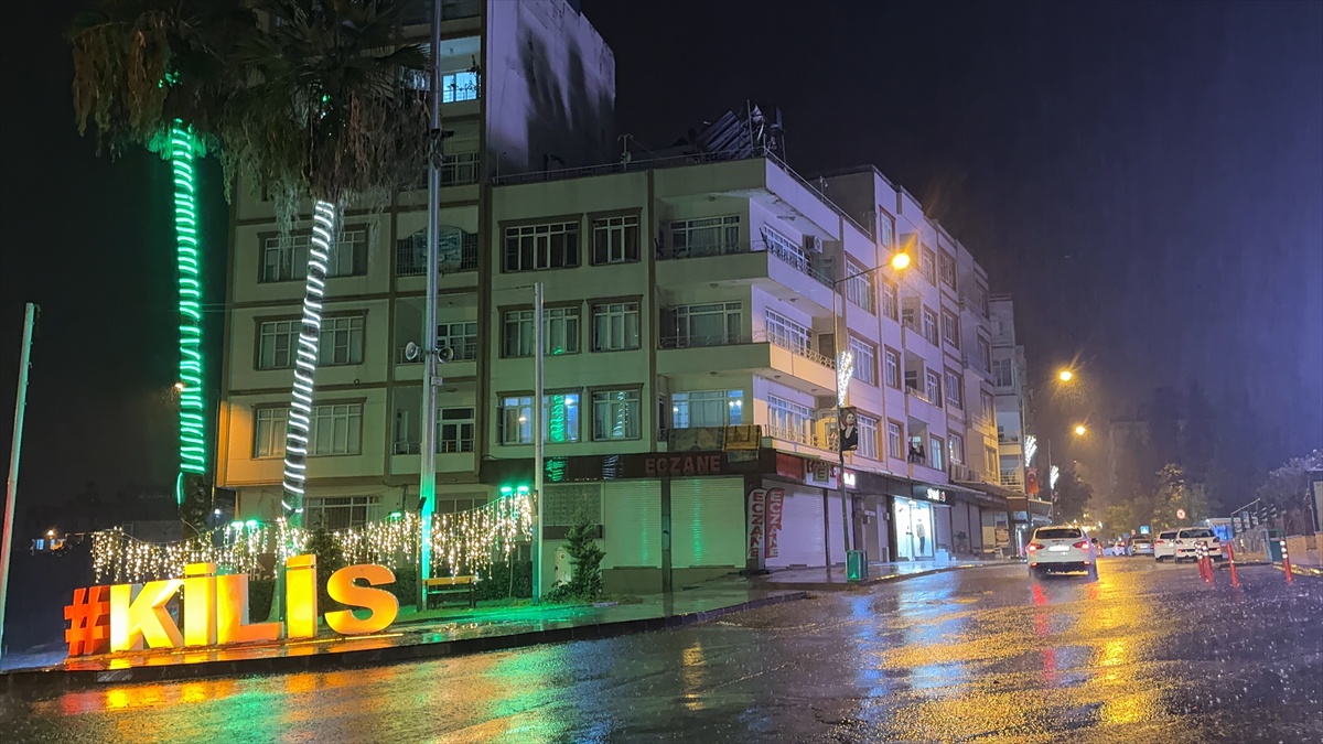 Kilis'te sağanak etkili oldu