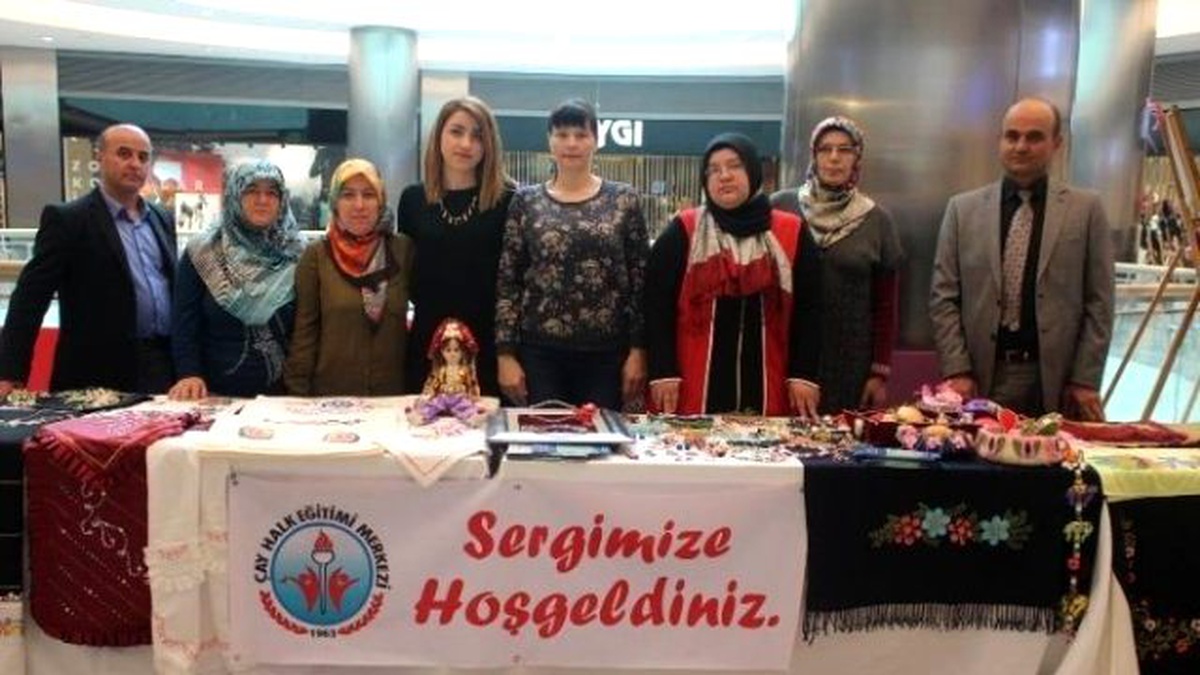 [BELEDIYE · Afyonkarahisar · Çay] Park Afyon Avm'de El Sanatları Sergisi Açıldı
