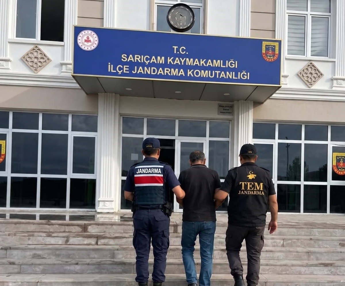 Adana Sarıçam'da jandarma operasyonunda DEAŞ üyeliğinden aranan 1 şüpheli yakalandı