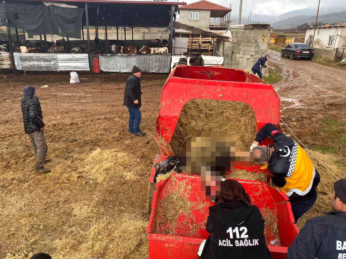 [YEREL / KAMU · Afyonkarahisar · Başmakçı] Afyonkarahisar'da Yem Karma Makinesine Düşen Genç Hayatını Kaybetti