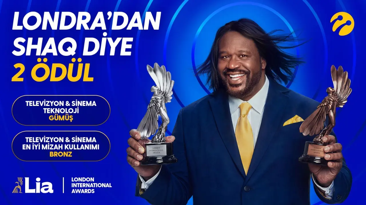 Turkcell’in “Shaq diye 5G” reklam kampanyasına London International Awards’tan çifte ödül