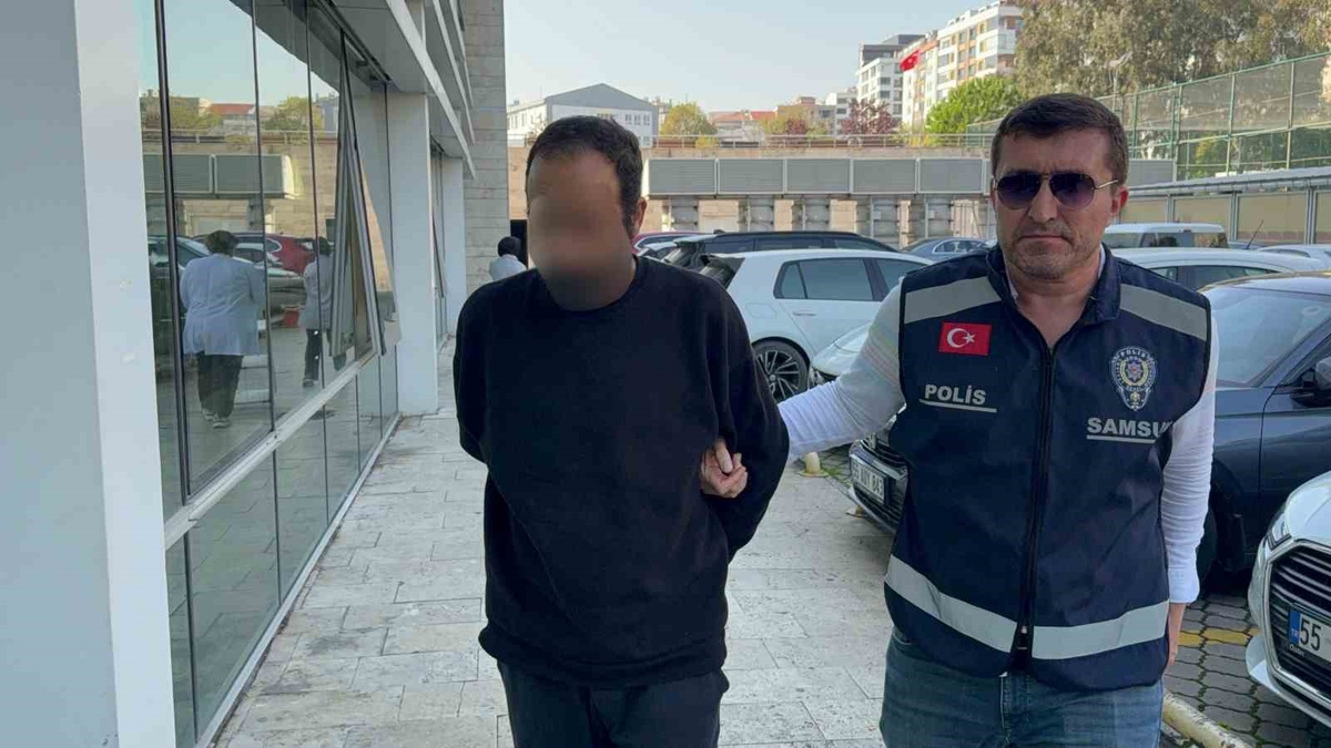 Samsun Atakum'da eşini balta sapıyla darbettiği iddia edilen koca tutuklandı