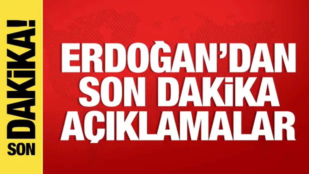 Kabine Toplantısı sona erdi: Erdoğan açıklama yapıyor