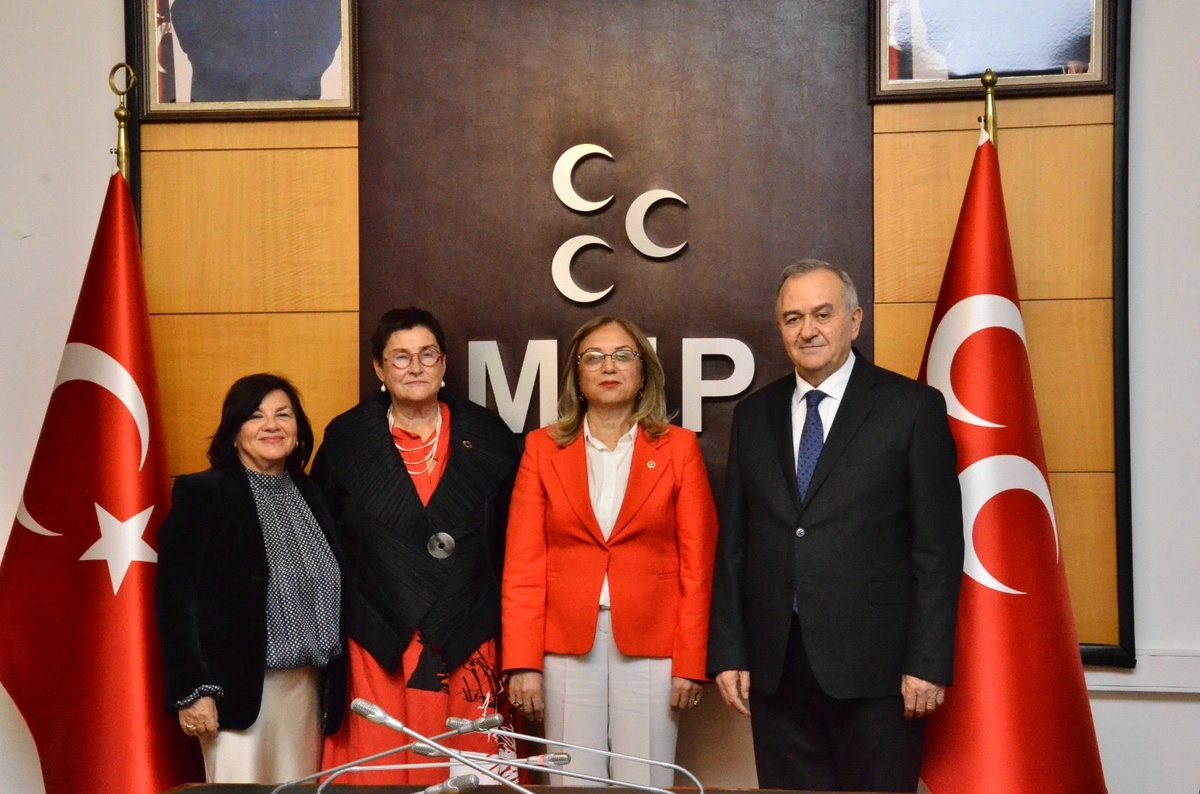 MHP Grup Başkanvekili Kılıç, AKPM Başkanı Bayr ve heyetini TBMM'de ağırladı