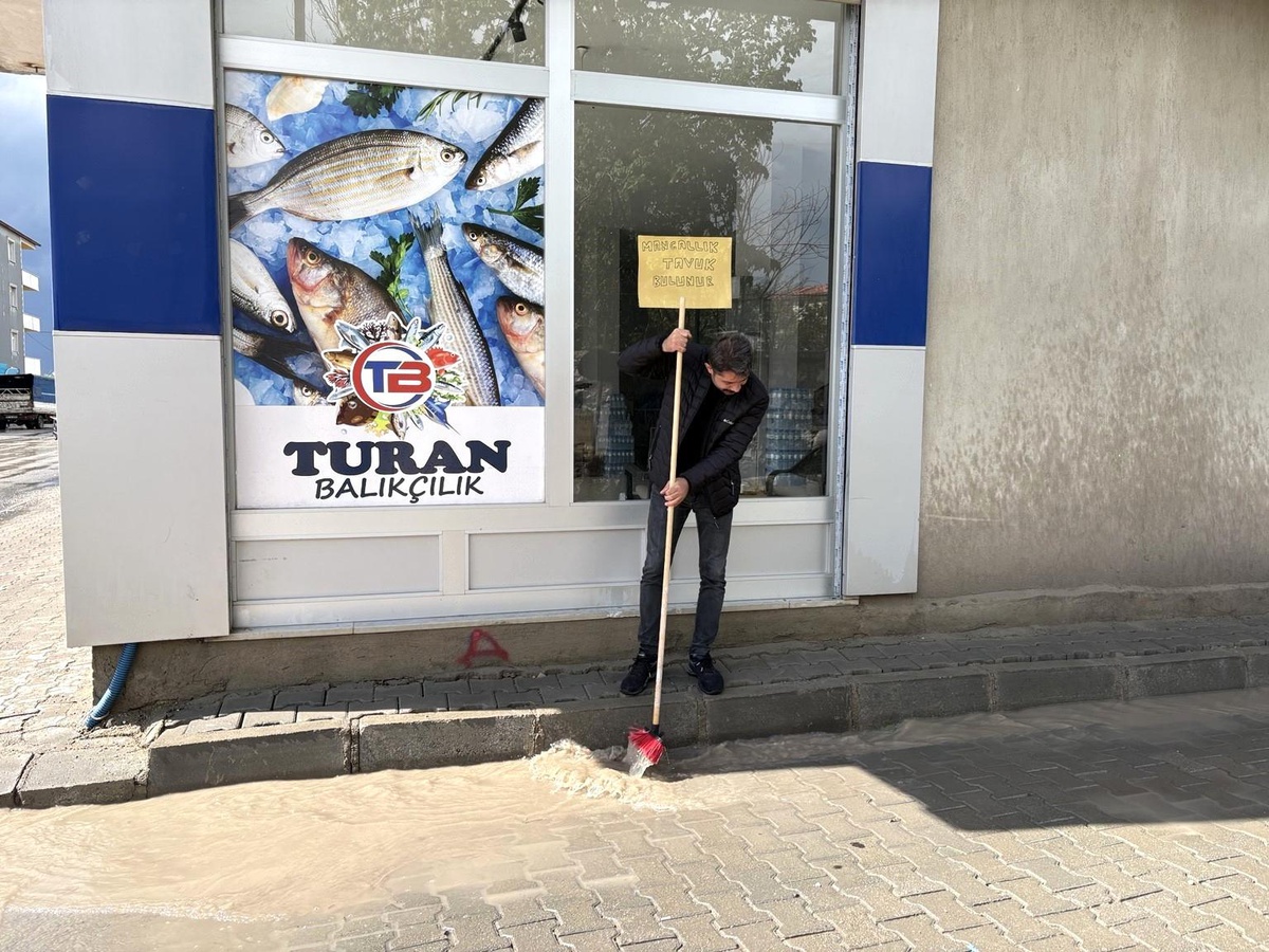 [YEREL / KAMU · Ağrı · Diyadin] Diyadin'de sağanak yağış sonrası su birikintileri oluştu