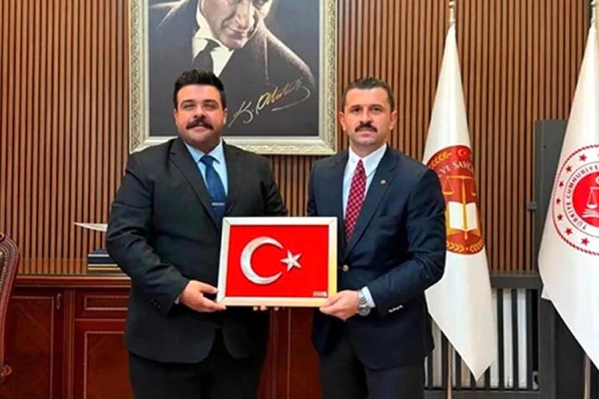 [BELEDIYE · Ağrı · Patnos] Tutak Kaymakamı Coşkun ve savcı eşinden Başsavcı Bilge'ye hayırlı olsun ziyareti