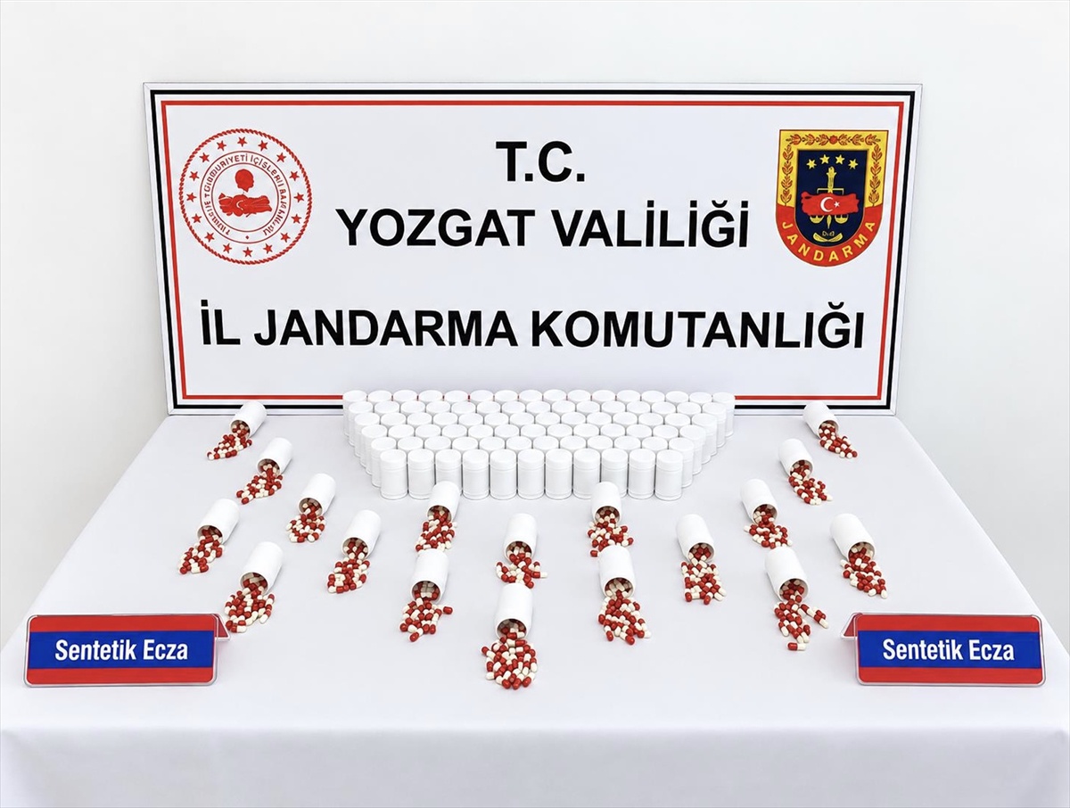 [BELEDIYE · Yozgat] Yozgat Yerköy'de 5 bin 626 sentetik hap ele geçirildi, 1 şüpheli gözaltına alındı