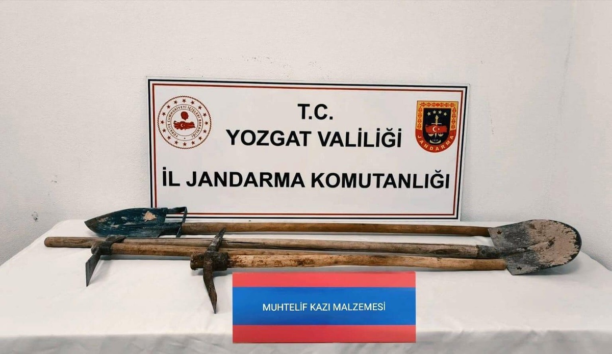 [BELEDIYE · Yozgat · Akdağmadeni] Yozgat'ta Kaçak Kazı Yapan 2 Kişi Suçüstü Yakalandı