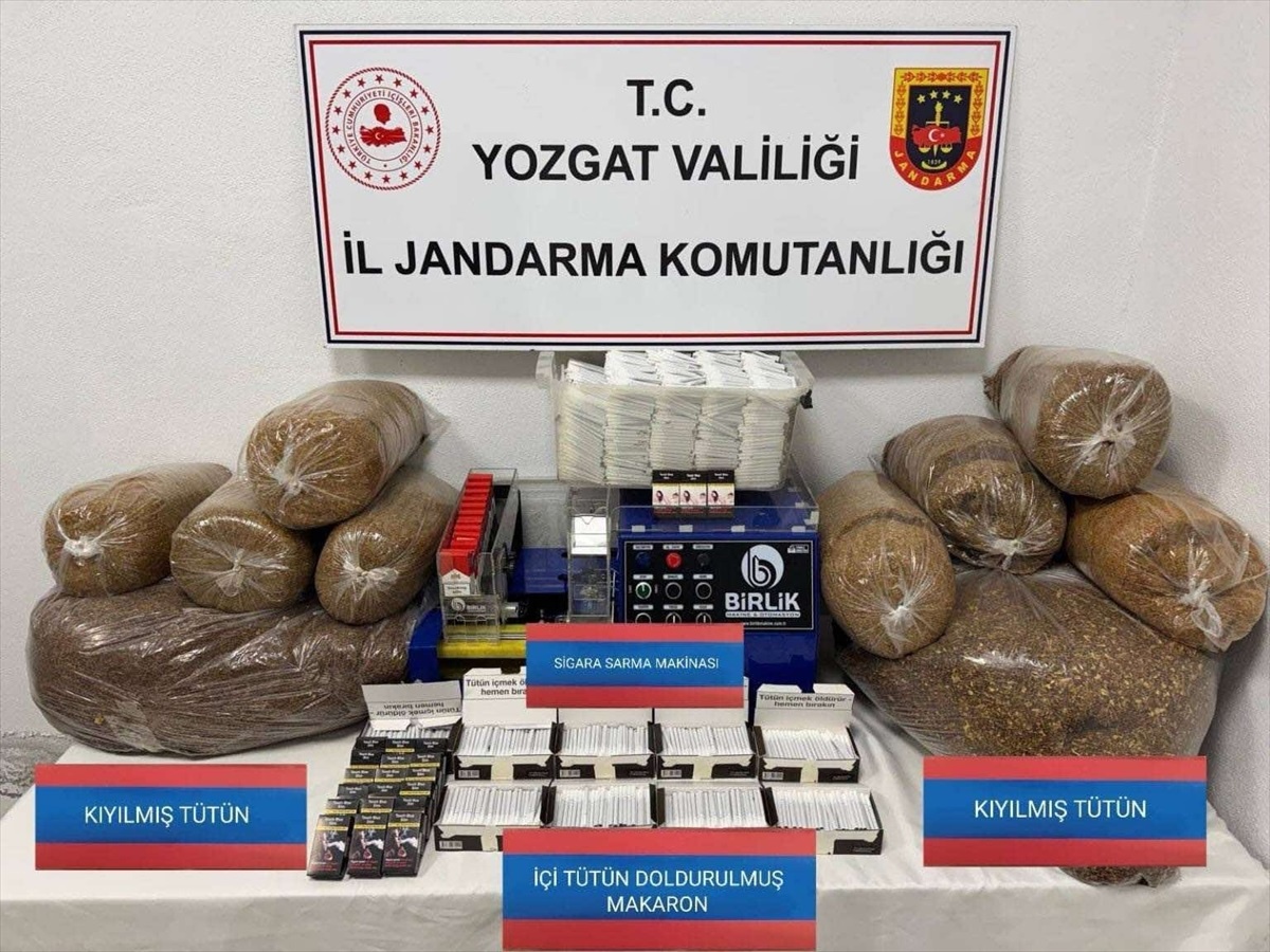 [BELEDIYE · Yozgat · Akdağmadeni] Yozgat'ta Kaçak Tütün Operasyonu: 10 Bin 600 Makaron Ele Geçirildi