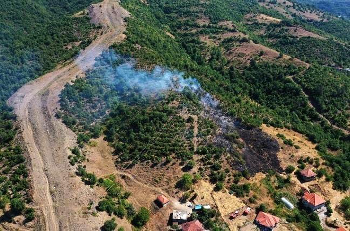 [BELEDIYE · Zonguldak · Çaycuma] Çaycuma'da Orman Yangını Yerleşim Alanlarına Yaklaştı