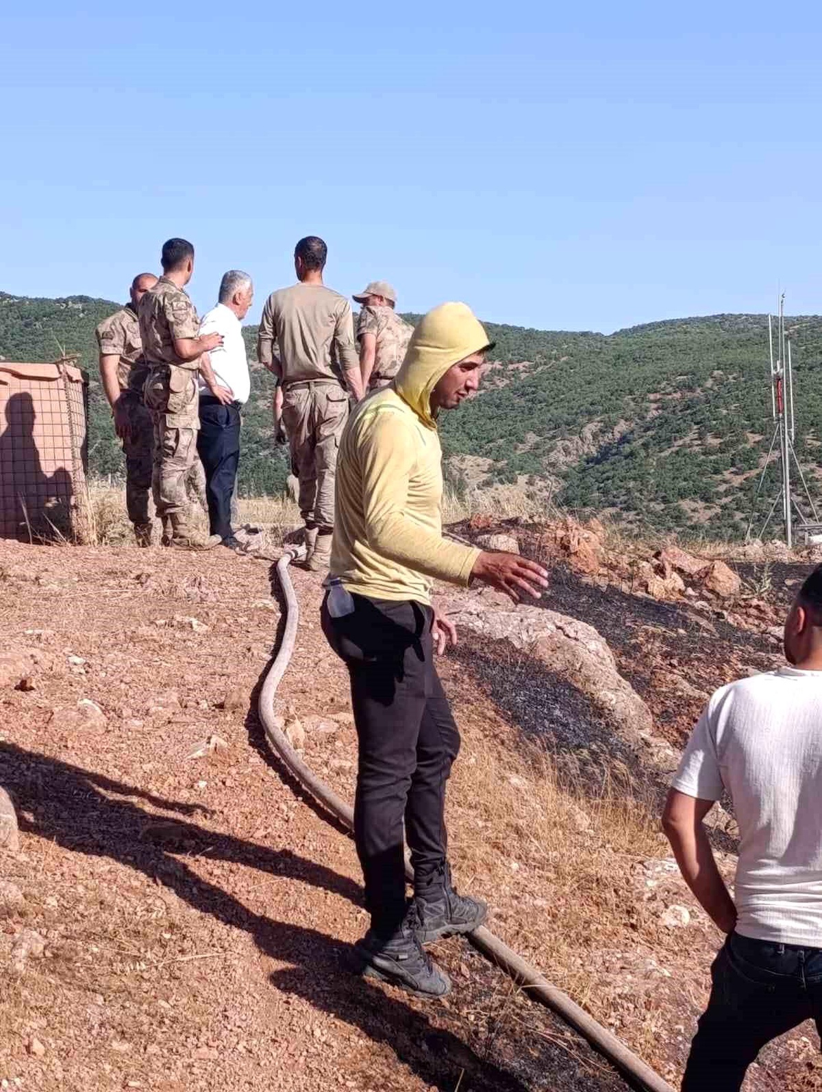 [BELEDIYE · Siirt · Baykan] Siirt'te çıkan yangın ekiplerin müdahalesiyle söndürüldü