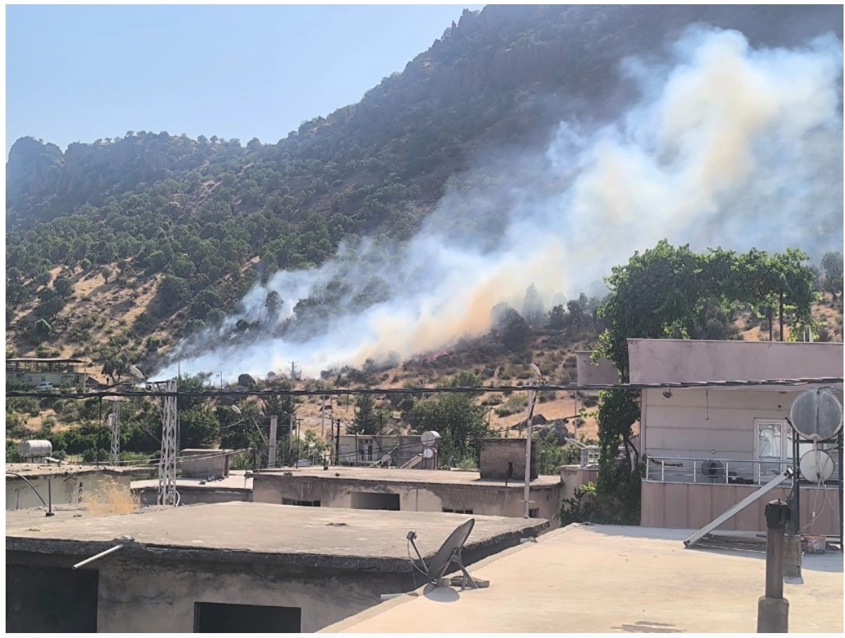 [YEREL / KAMU · Siirt · Baykan] Siirt'teki orman yangını söndürüldü