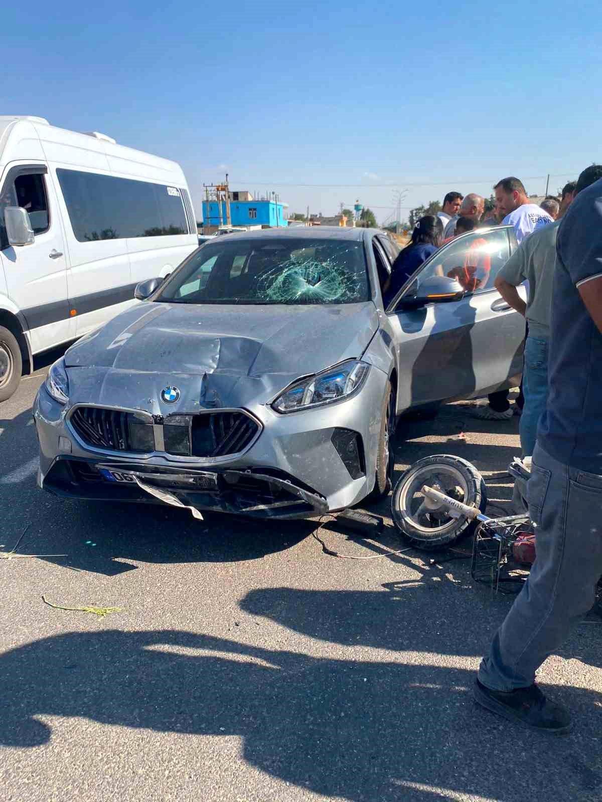 [YEREL / KAMU · Şanlıurfa · Akçakale] Şanlıurfa'da otomobille motosiklet çarpıştı: 2 yaralı