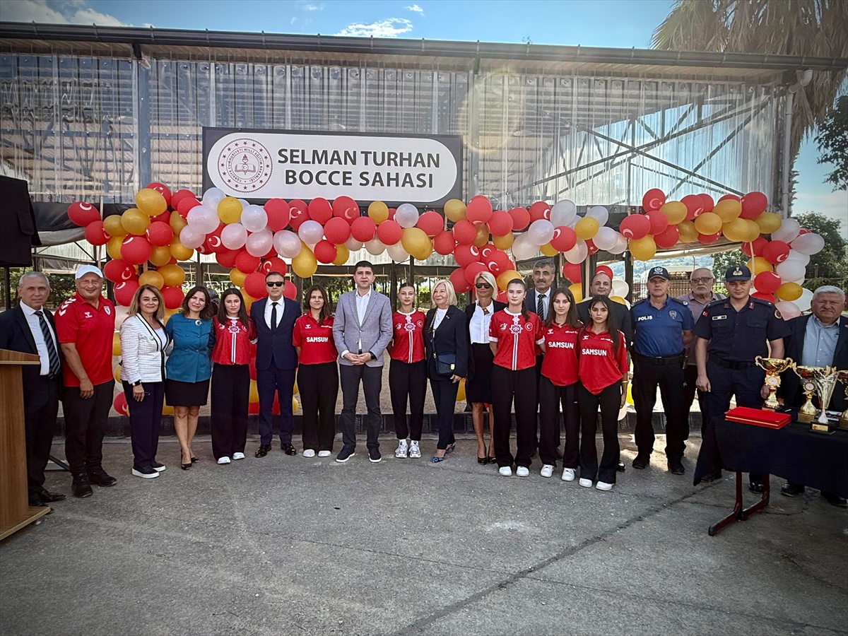 [BELEDIYE · Samsun · Alaçam] Samsun Alaçam'da Selman Turhan Bocce Sahası törenle hizmete açıldı