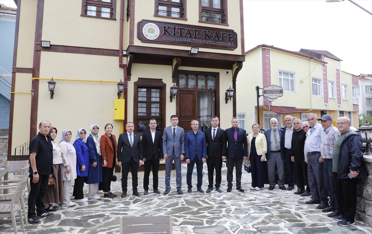 [BELEDIYE · Samsun · Alaçam] Samsun Alaçam'da 30 yıl atıl kalan tarihi konak Kitap Kafe olarak hizmete açıldı