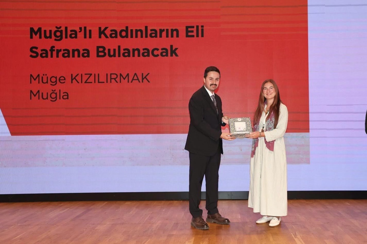 Muğla İl Tarım ve Orman Müdürlüğü'nün safran projesi ödüle layık görüldü
