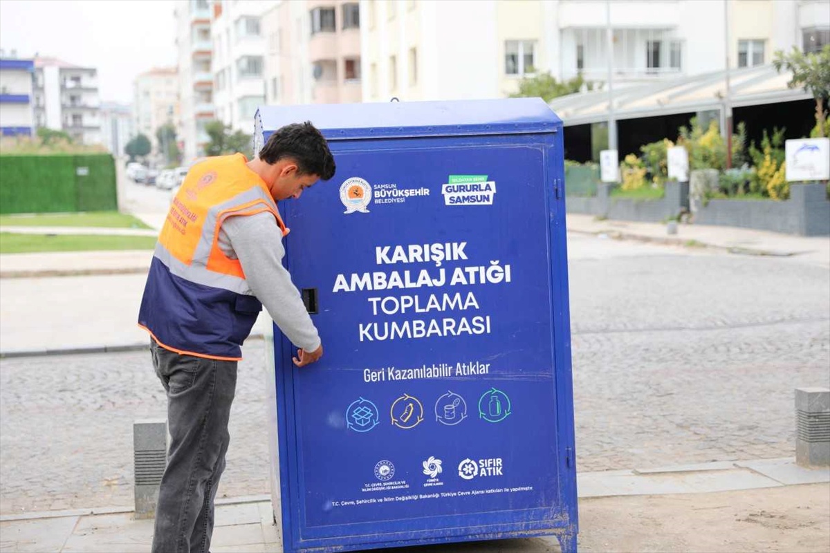 Samsun'da sahil hattındaki sıfır atık projesinde 3 ayda 280 ton atık toplandı