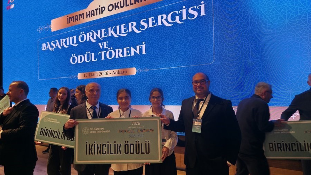 Eskişehir Kazım Karabekir İmam Hatip Ortaokulu OKU projesiyle Türkiye ikincisi oldu