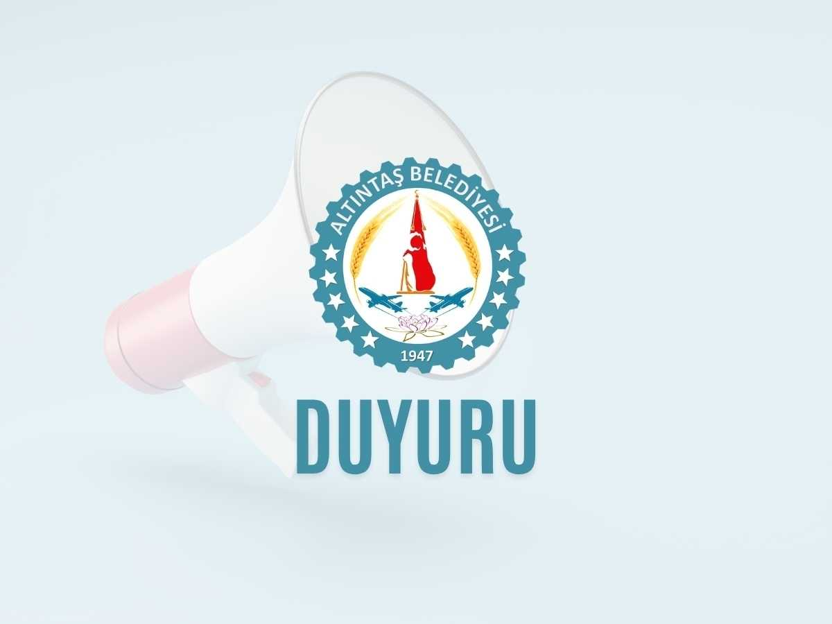 [BELEDIYE · Kütahya · Altıntaş] Belediye Anonsları Cepte Anons Uygulamasında