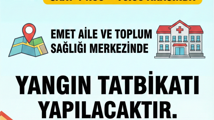 [BELEDIYE · Kütahya · Emet] DUYURU