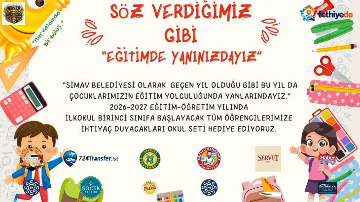 [BELEDIYE · Kütahya · Simav] Eğitimde Yanınızdayız