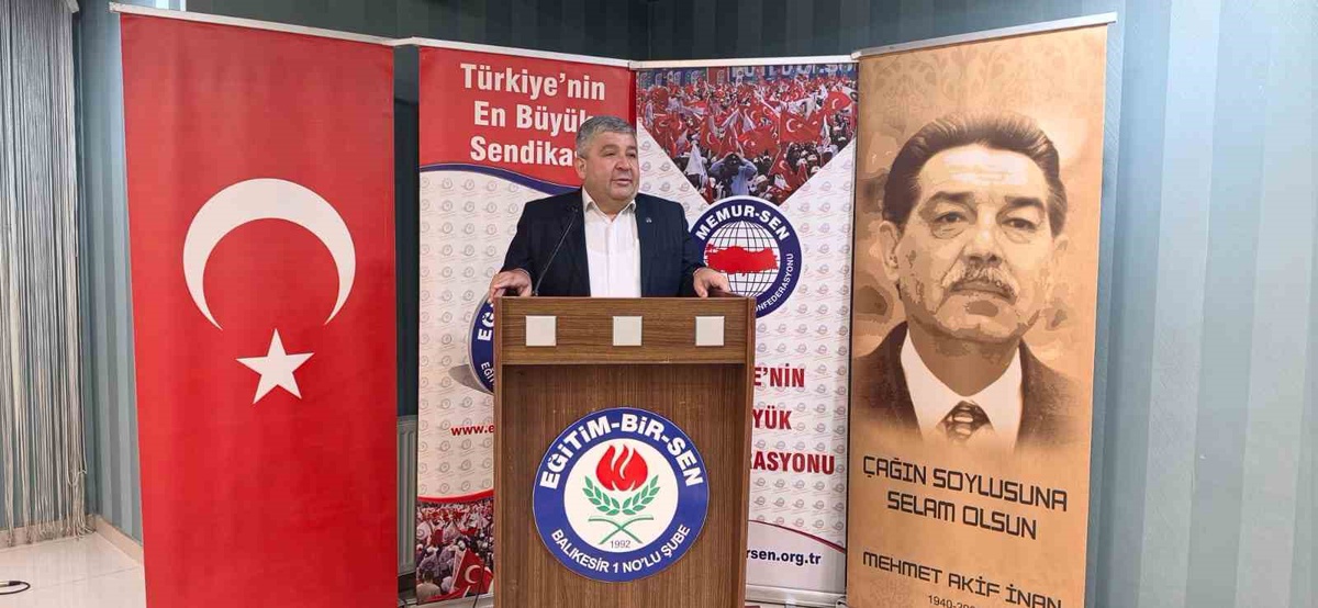 Eğitim-Bir-Sen Balıkesir 1 Nolu Şube'de Ercan Kurter yeniden başkan seçildi