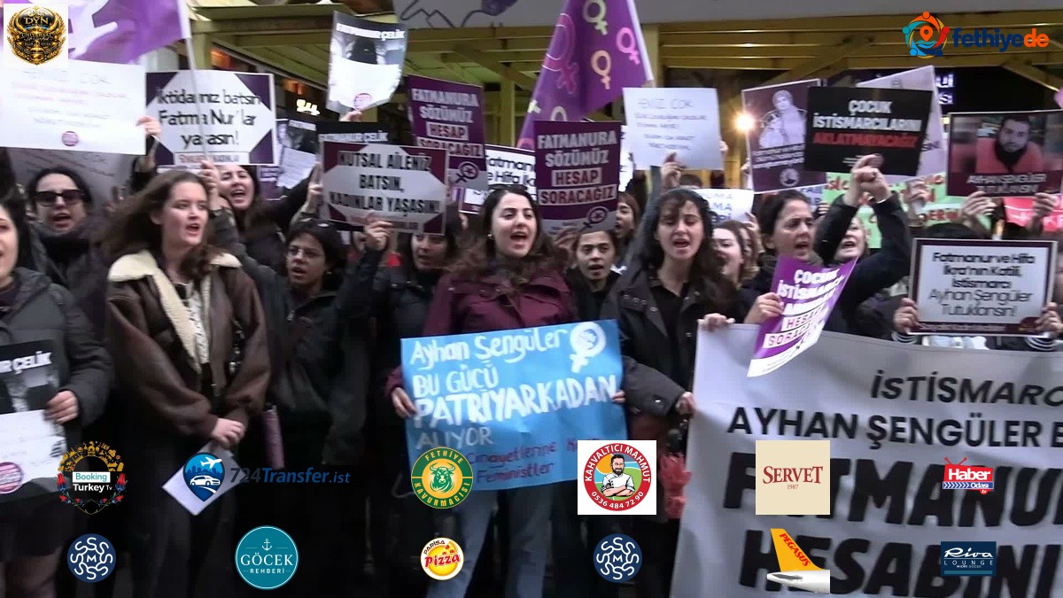 Kadınlar Taksim'de 8 yaşındaki çocuğun istismar davasında beraate karşı yürüdü