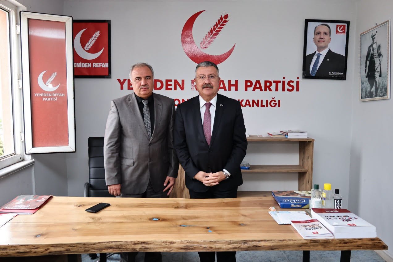 [BELEDIYE · Amasya · Merzifon] Belediye Başkanımız, Yeniden Refah Partisi'ne Ziyarette Bulundu - T.C. Merzifon Belediyesi