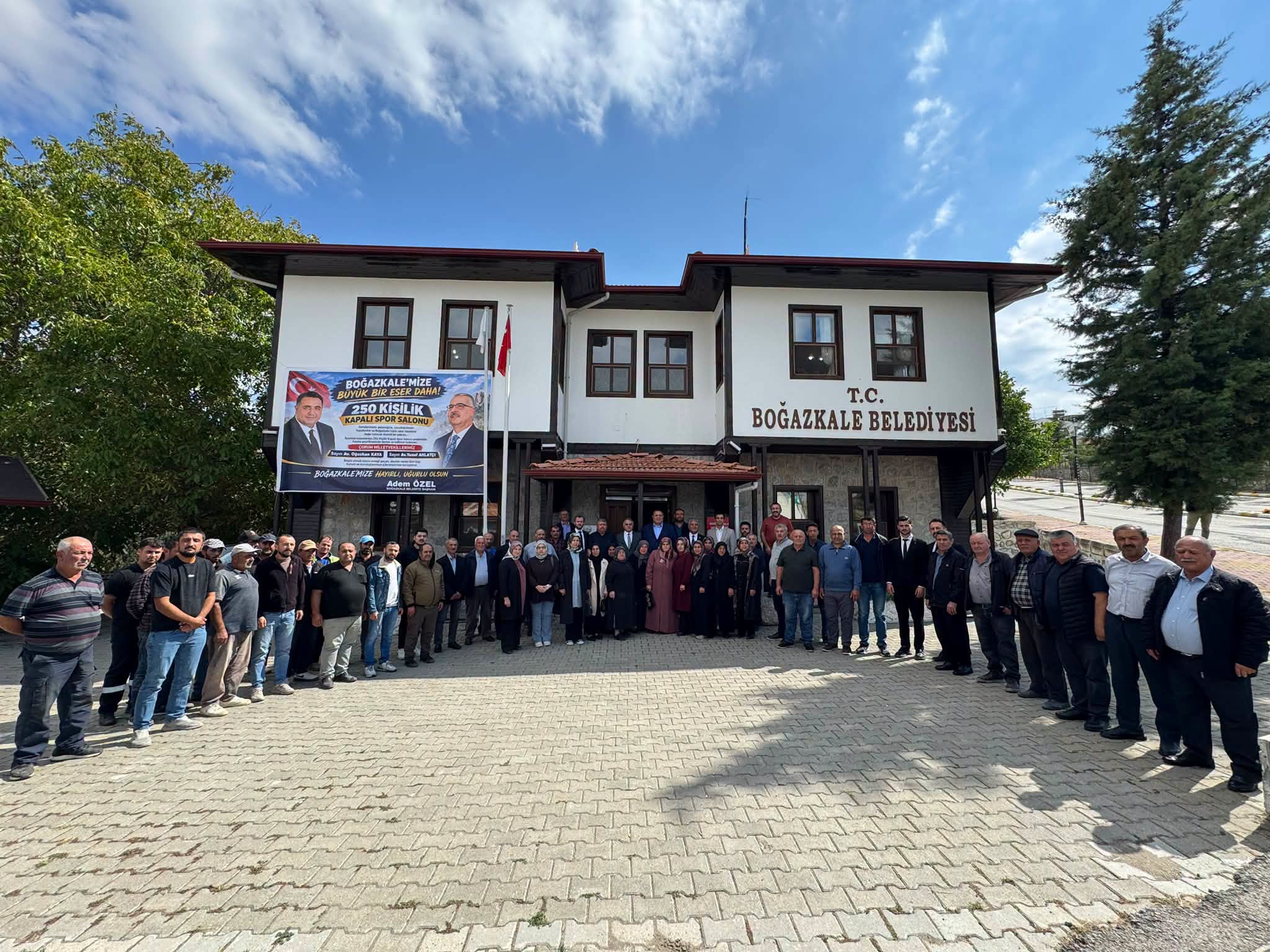 [BELEDIYE · Çorum · Boğazkale] 250 Kişilik Kapalı Spor Salonu Temel Atma Töreni | Boğazkale Belediyesi