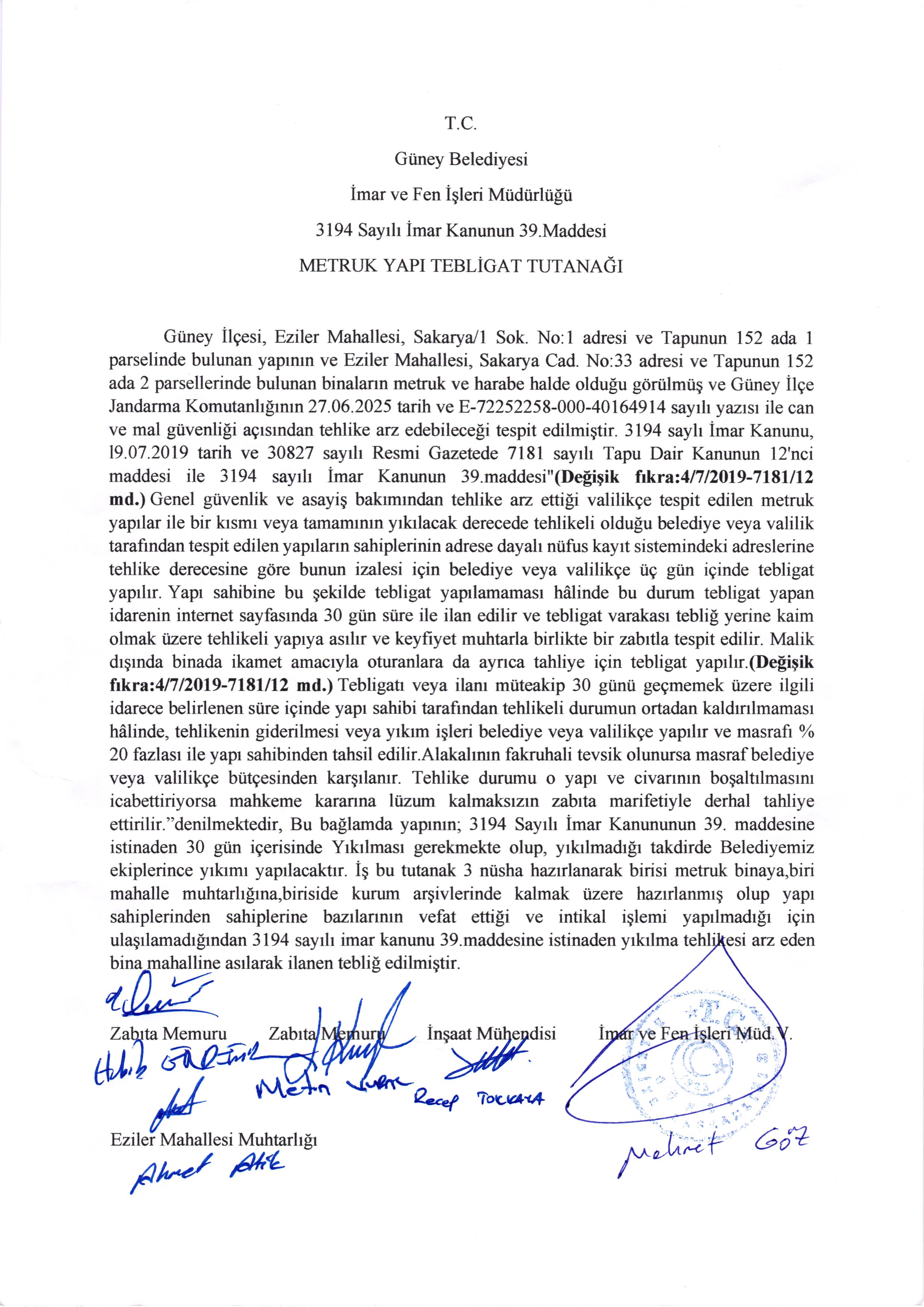 [BELEDIYE · Denizli · Güney] T.C. GÜNEY BELEDİYESİ DENİZLİ
