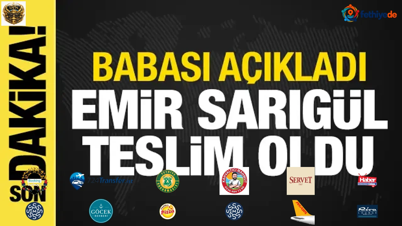 Son dakika haberi: Aranan Emir Sarıgül teslim oldu