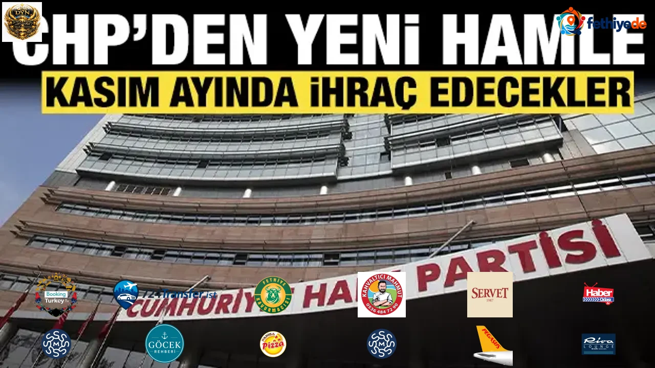 CHP'den bir hamle daha: Kasım ayında ihraç edecekler!