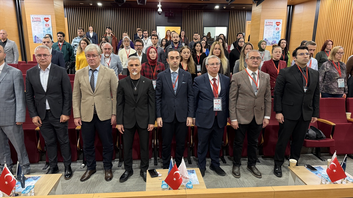 Tekirdağ'da şehir hastanesinde acil sağlık sempozyumu başladı, iki gün sürecek