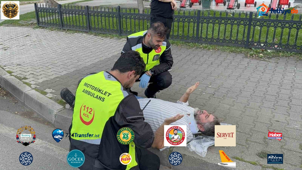 Samsun İlkadım'da elektrikli bisiklet devrildi, sürücü yaralandı