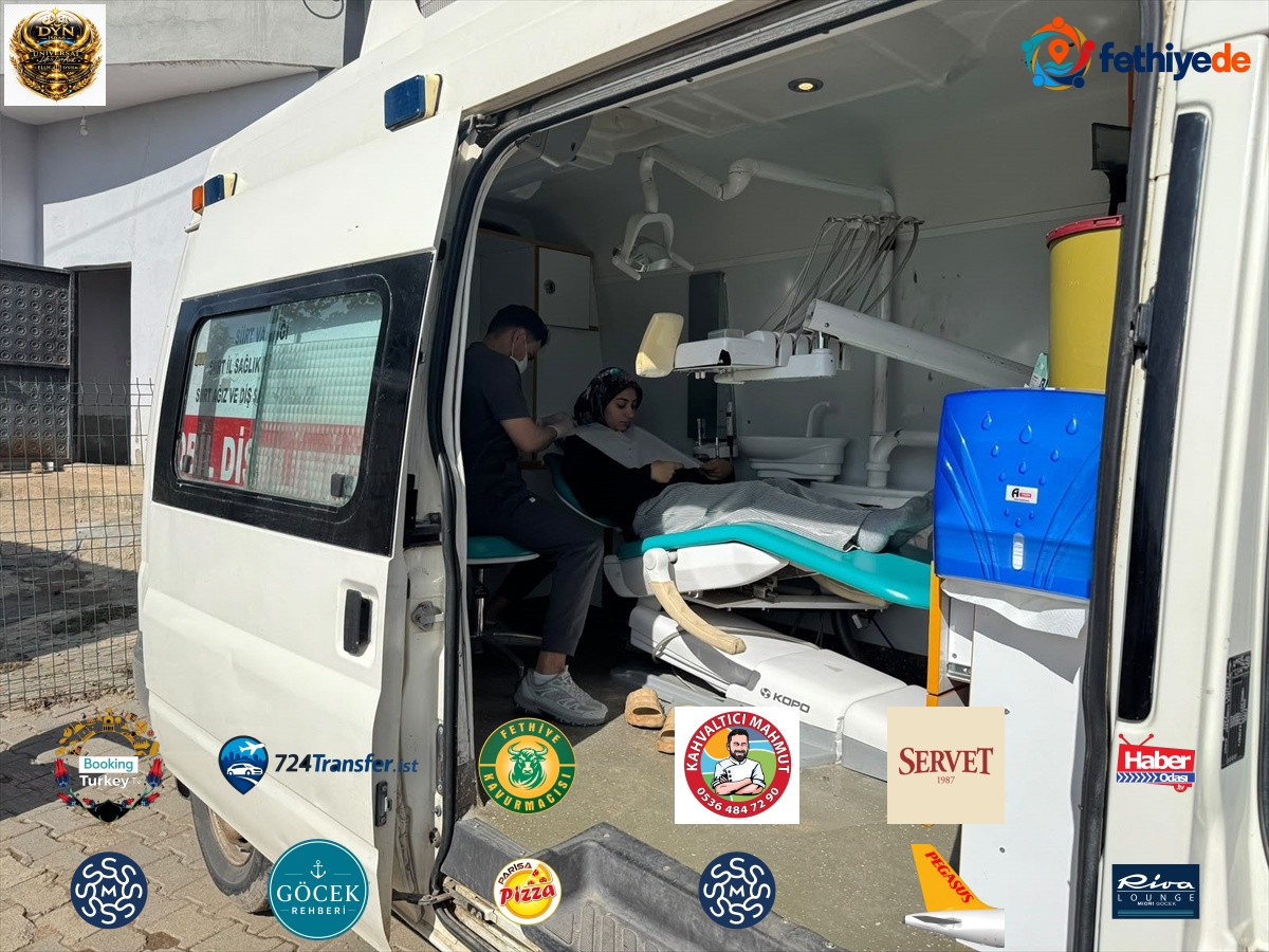 Siirt'te Ağız ve Diş Sağlığı Merkezi mobil araçla Tuzkuyusu köyünde tarama yaptı