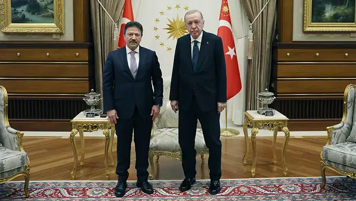 Cumhurbaşkanı Erdoğan, TESK Genel Başkanı Yiğiner'i kabul etti