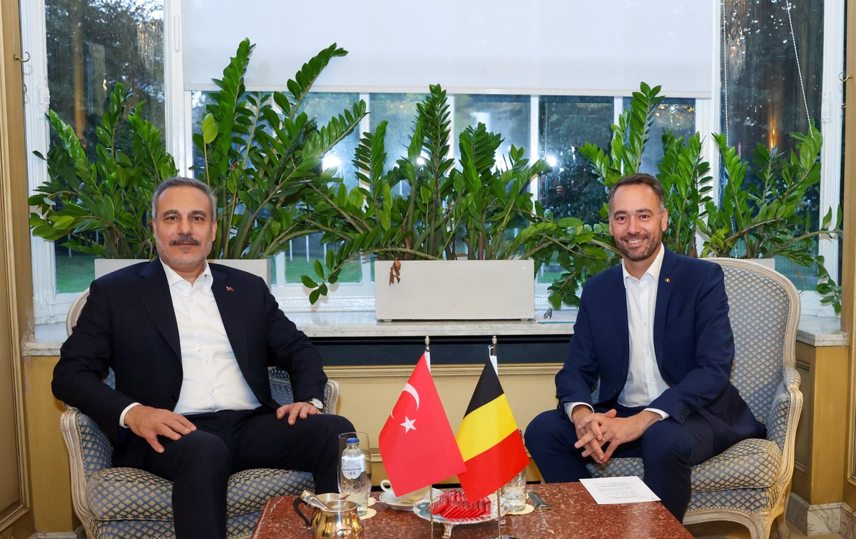 Dışişleri Bakanı Fidan, Brüksel'de Belçika Başbakan Yardımcısı Prévot ile görüştü