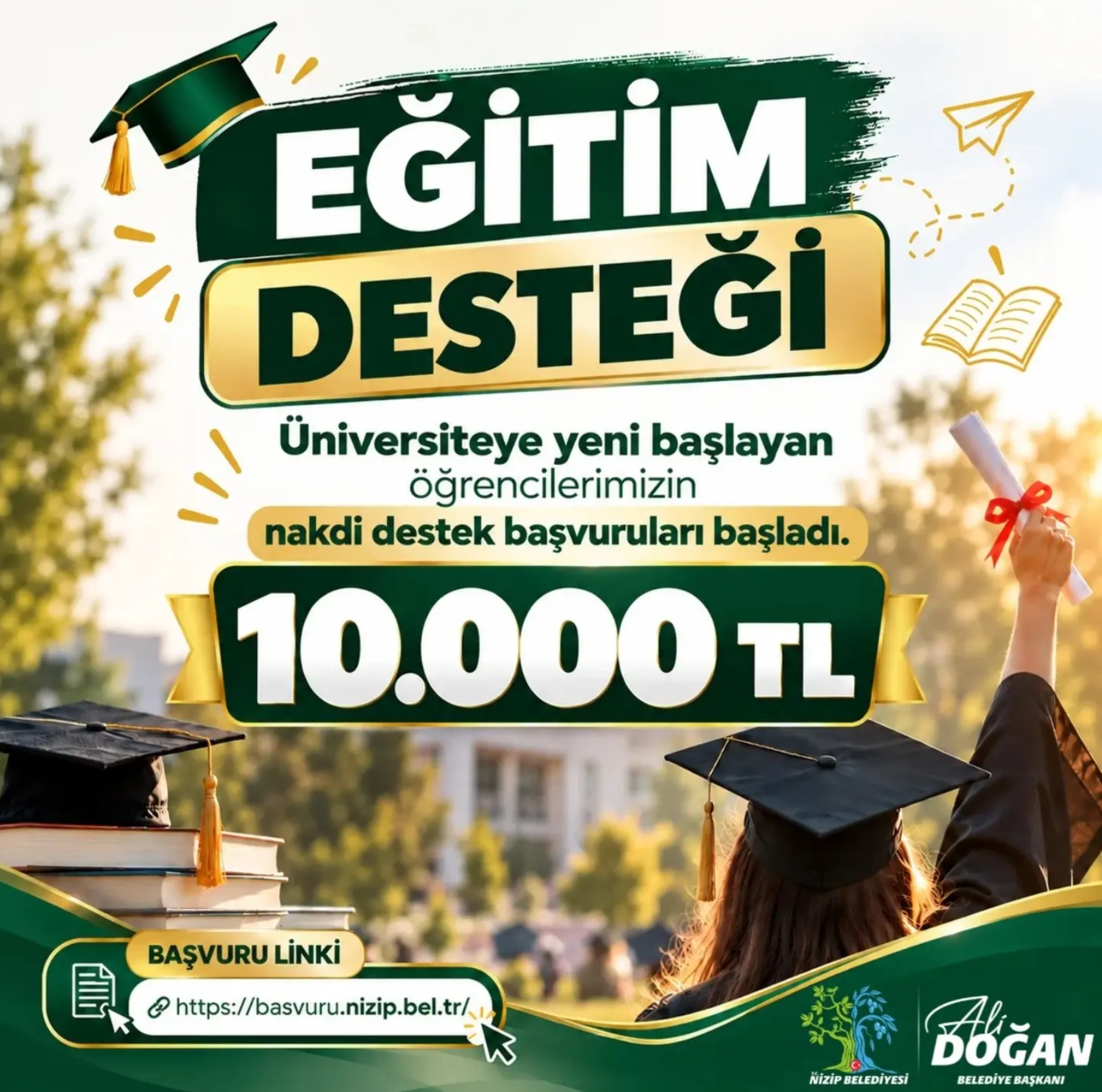 [BELEDIYE · Gaziantep · Nizip] Gençlerimizin Hayallerine Ortak Oluyor, Eğitim Yolculuklarında Yanlarında Duruyoruz