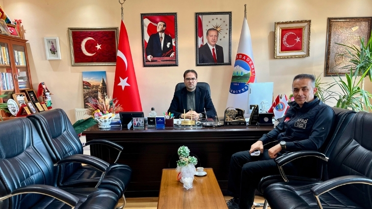 [BELEDIYE · Isparta · Yenişarbademli] AFAD Isparta İl Müdürü Bilal Öztürk’ten Belediye Başkanımız Mehmet Özata’ya Ziyaret