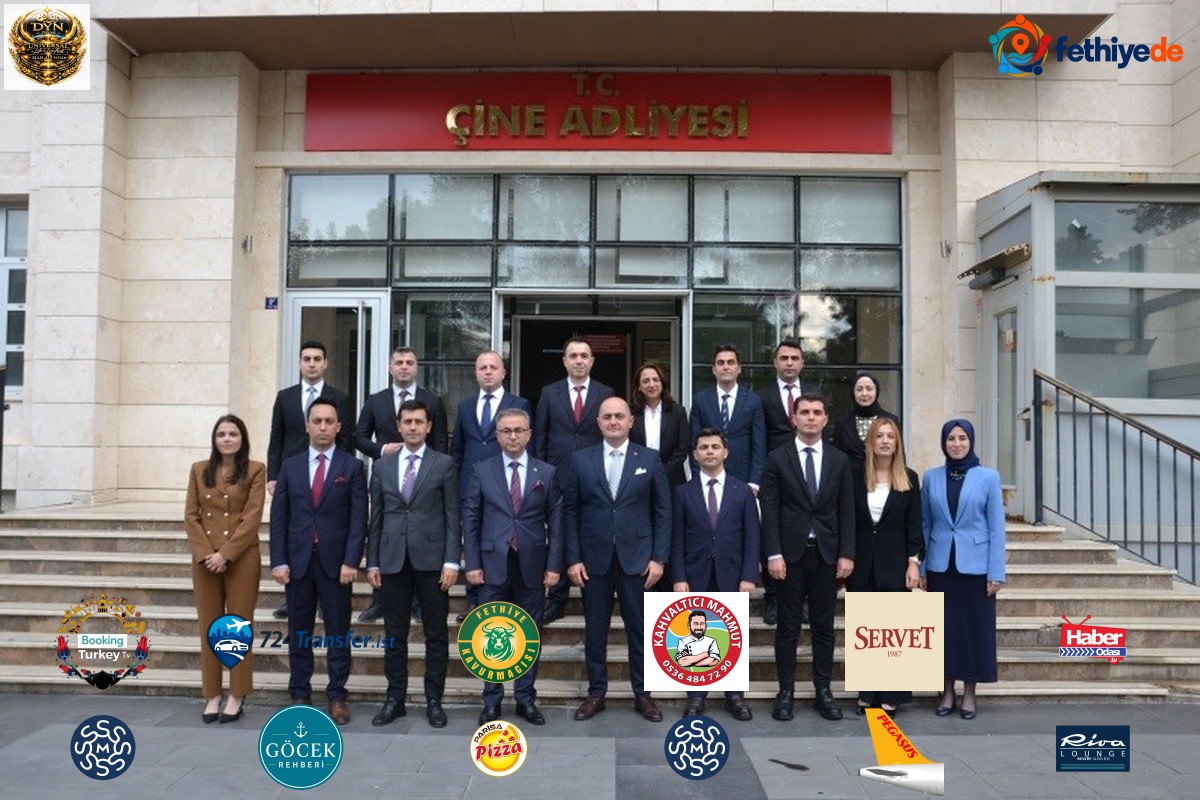 Aydın Başsavcısı ve Adalet Komisyonu heyeti Çine Adliyesi'ni inceledi