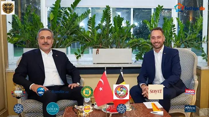 Dışişleri Bakanı Hakan Fidan Belçikalı mevkidaşı Prevot ile Brüksel'de görüştü