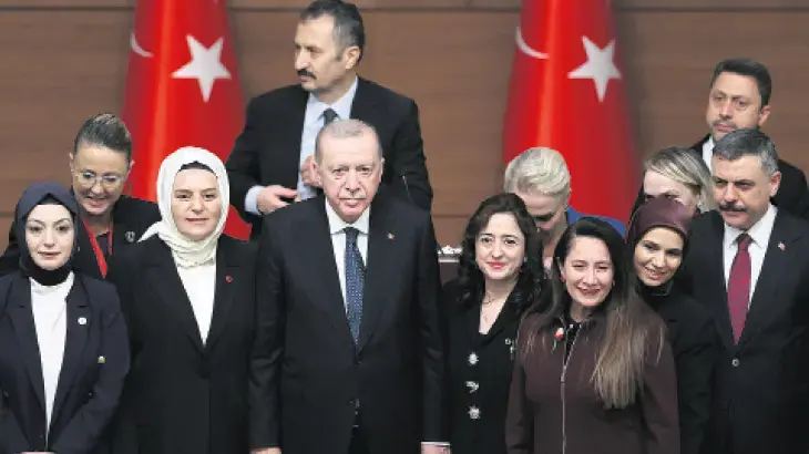 Cumhurbaşkanı Erdoğan, Beştepe’de muhtarlarla buluştu | ‘Büyük mücadelenin tam göbeğindeyiz’