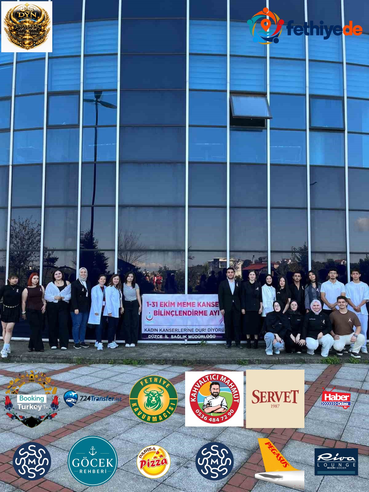 Düzce Üniversitesi Akçakoca Yerleşkesi'ndeki spor şenliğinde sağlık standı açıldı