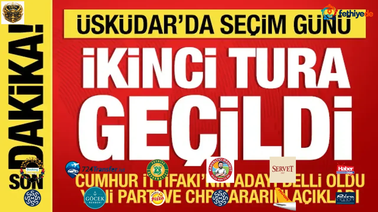Üsküdar Belediye Başkan Vekilliği seçiminde ikinci tura geçildi