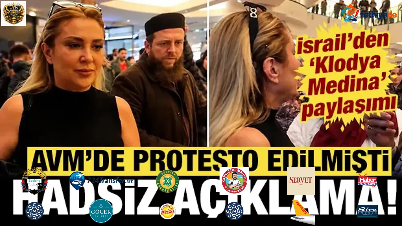 İsrailli Klodya Medina, AVM'de protesto edilmişti: İsrail'den hadsiz açıklama