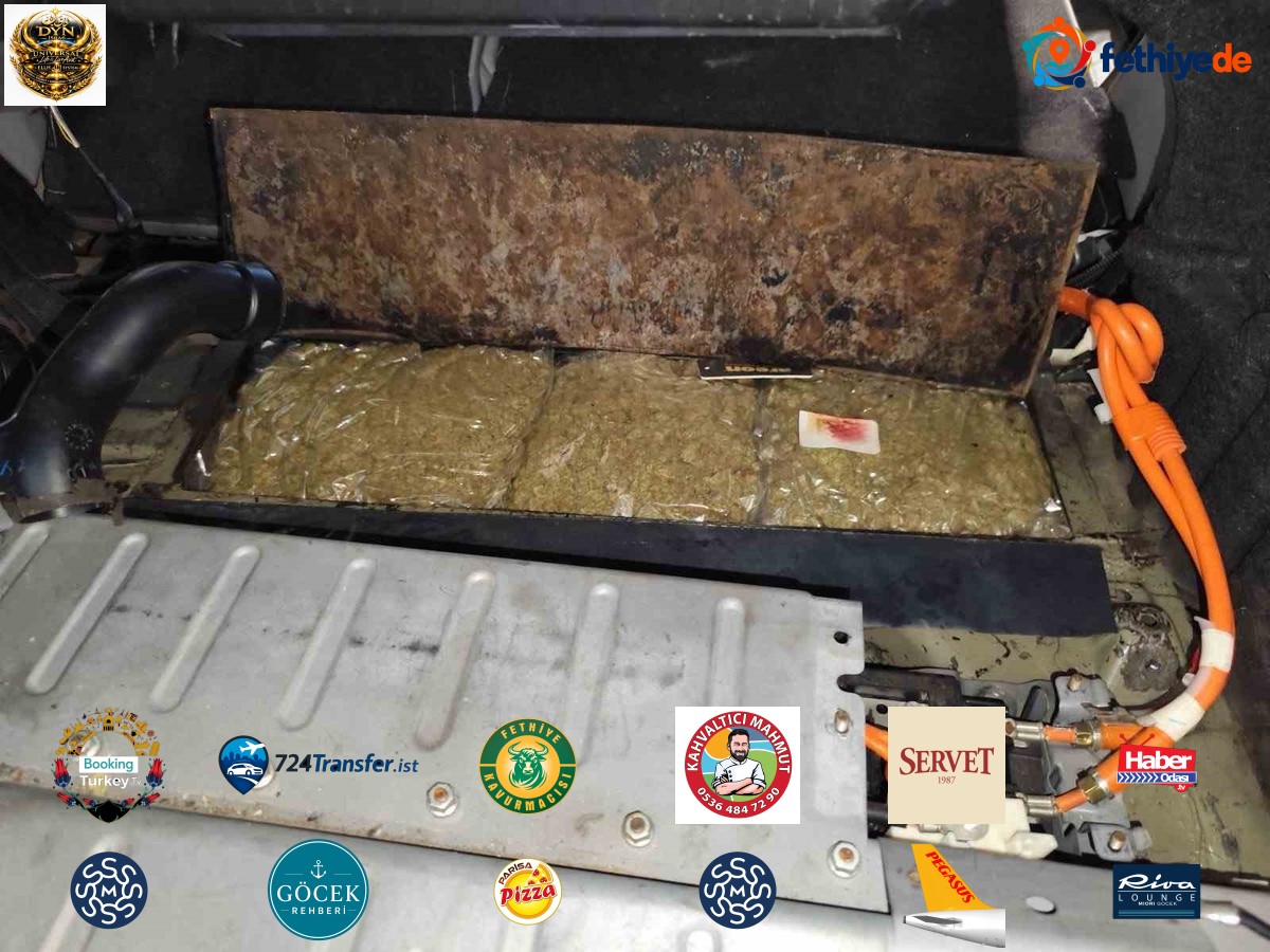 Kapitan Andreevo'da akünün arkasına gizlenen 4 kilo 560 gram esrar ele geçirildi