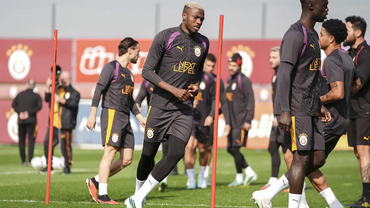 Galatasaray, Lille maçına hazır: Yıldız isim son antrenmana katılmadı
