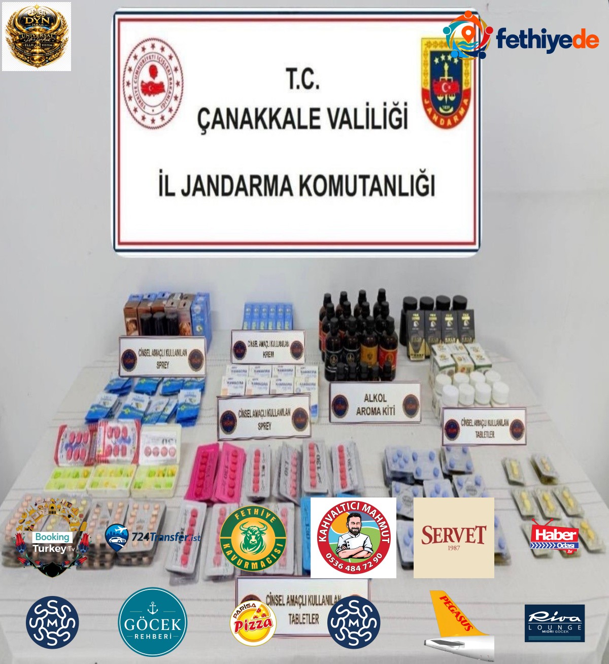 Çanakkale'de 3 ilçede jandarma operasyonuyla 730 litre sahte şarap ele geçirildi