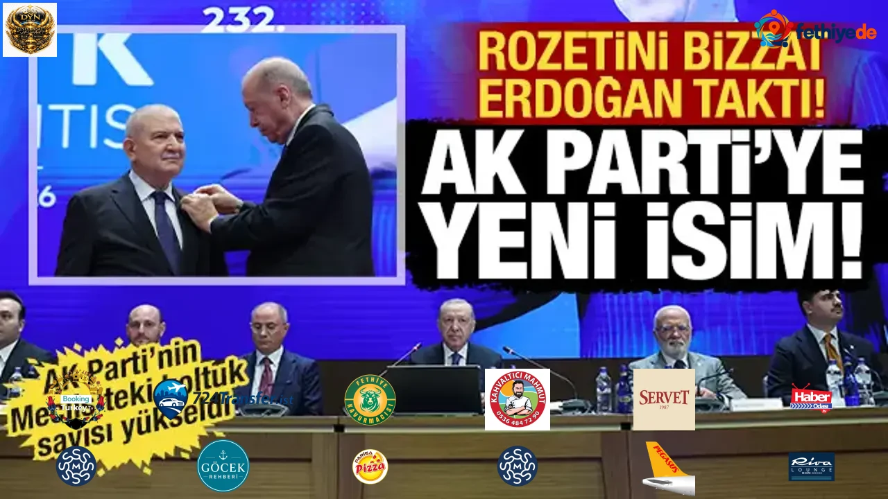 Kani Torun AK Parti'ye katıldı! Rozeti bizzat Erdoğan taktı!