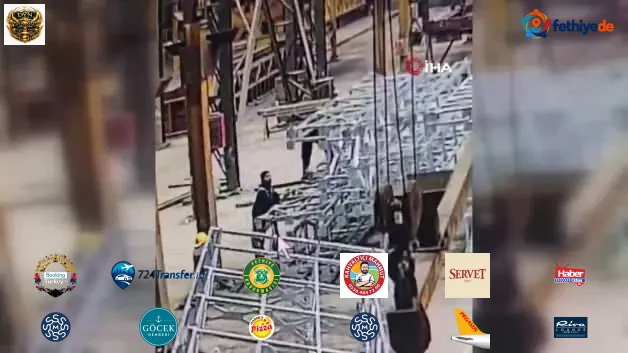 Ankara'da kahreden ölüm kamerada: Çelik platformun altında kaldı